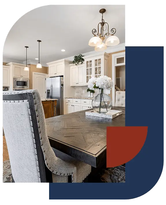 Tidy kitchen and dining area after a house cleaning in Harahan
